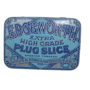 Edgeworth Extra High Grade Plug‎ Slice Smoking Tobacco Tin Larus Bro Co